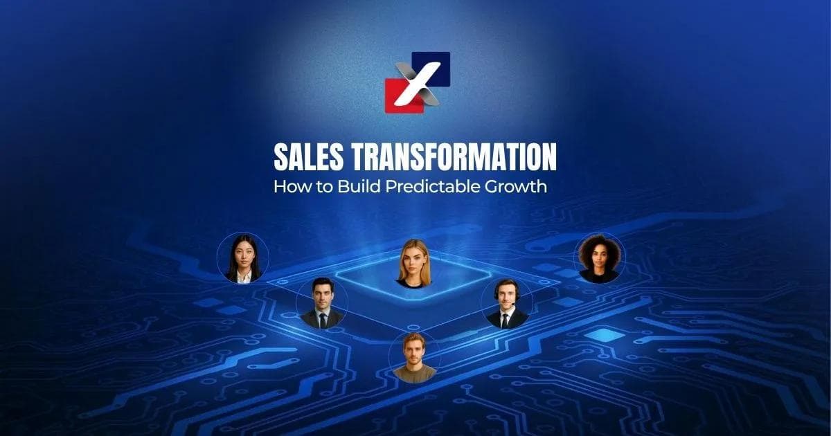 sales transformation predictable growth illustration