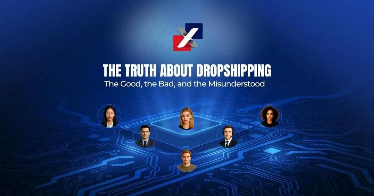 truth about dropshipping hype vs reality illustration