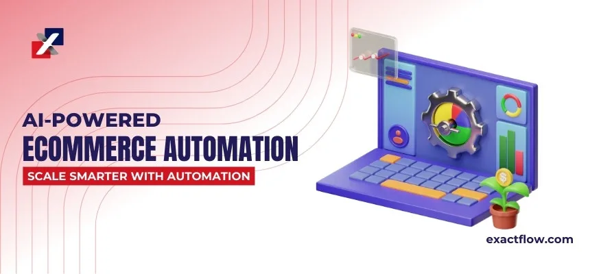 ai ecommerce automation system illustration