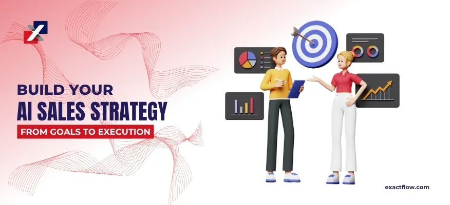 AI sales strategy roadmap illustration